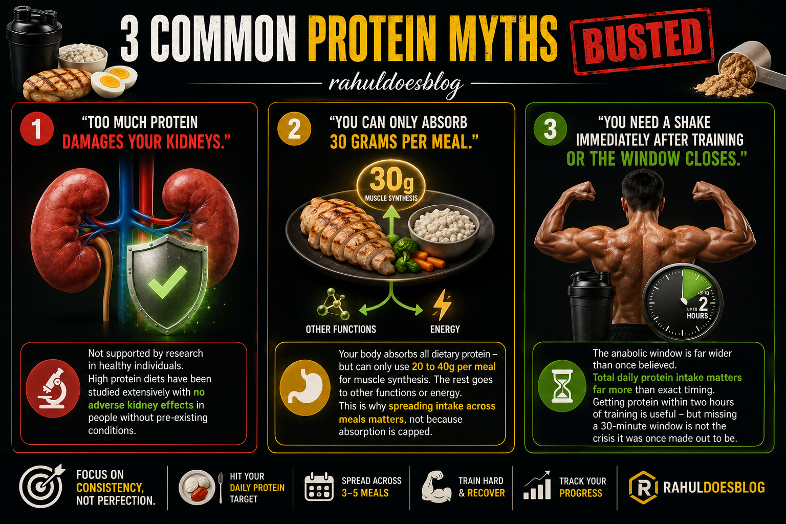 3 Common Protein Myths — Busted