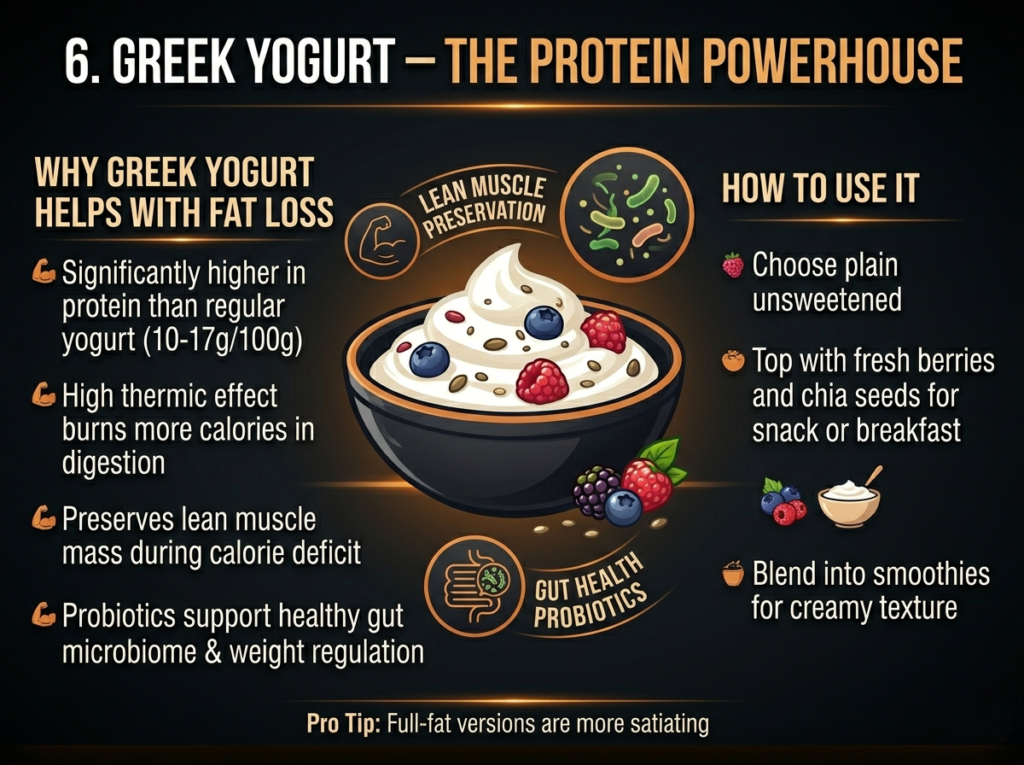 Greek Yogurt benefits in fat loss