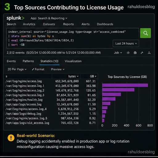 Top Sources Contributing to License Usage